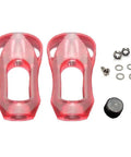 Upgrade Your Baitcast Reels With These Kickass Acrylic Handle Knobs Featuring Super Smooth Ball Bearings And A Lightweight Design For That Next-Gen Fishing Adventure You Been Waiting For. red acrylic baitcast reel handle knobs, 2-pack with bearings, screw and gaskets