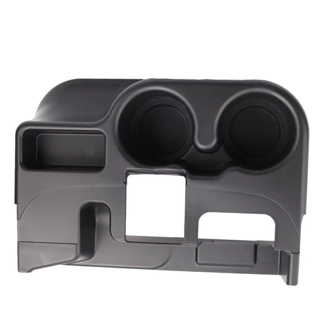 Front view of Dodge Ram Center Console Cup Holder Replacement Fit For 2003-2012 Ram 1500 2500 3500 Easy Install Durable Cup Slot Upgrade
