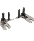 Pro Grade Metal Cam Component For Knitting Machine KH260 KH270 Replacement Cam Parts Precision Engineered With Smooth Burr Free Finish For Left And Right Side Knitting Machines Seams Smooth Fewer Jams Easy Install, metal pair
