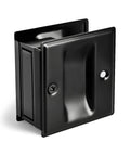 Black Sliding Pocket Door Pull Handle For Passage Doors With Easy Grip No Switch Plate Replaces Damaged Pocket Door Pull