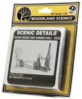 Must Have HO Scale Steam Engine And Hammer Mill Model Railroad Kit With White Metal Castings packaging front view