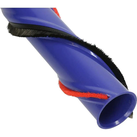 Genuine Replacement Vacuum Brush Bar For V8 Animal, V8 Absolute, SV10, And V10 Nylon Bristles, Blue Plastic, Close-up View