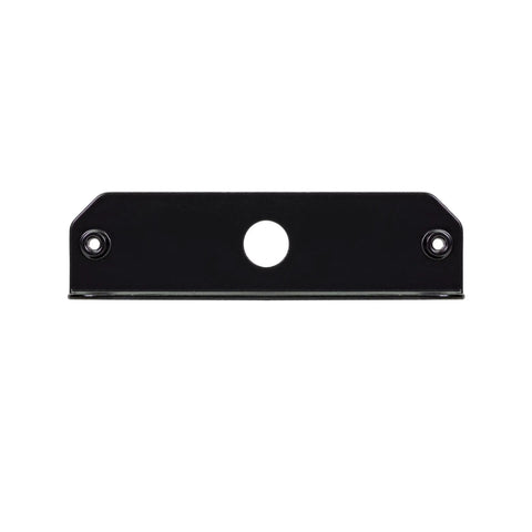 Front view of Versatile L Shaped Mounting Bracket For PlanarFlash Lighthead, rust resistant and powder coated, compact design.