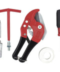 Must Have Sprinkler Tool Kit for Lawn Irrigation with Riser Extractor Spray Head Nozzle Adjuster and PVC Pipe Cutter tools