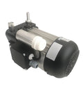 Tough As Nails Oil Free Rotary Vane Vacuum Pump With A Beefy 220V Motor And Snappy 159 L Min Airflow side view showing compact design.