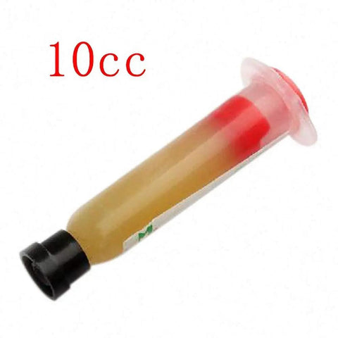 10cc tube of Weak Acid SMD Soldering Paste Flux Grease For SMT ICs, Dope Flow And Clean Wetting For Precise PCB Repairs.