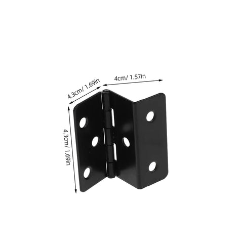 Heavy Duty Six Hole Three Fold Cabinet Door Hinges For Kitchen Cabinets And Drawers Multi Fold Furniture Hardware Easy Install Iron Hinges