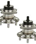 Wheel Hub And Bearing Assembly For Toyota Prius 2010 2015 And Prius Plug In 2014 2015 5 Lug Rear Pair With ABS Sensor