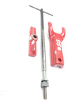 777 Boring Bar Clamp Foot Bridge T Bar Handle Spare Parts Kit Red For 777 Series Milling And Machining Includes Clamp Foot Bridge And T Bar Handle For Auto Shop And Home Workshop Must Have Pro Grade Gear, red metal kit