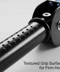 Close-up of textured grip surface of Tough Folding Grab Bars For Stairs And Doorways for firm hold and reliable support.