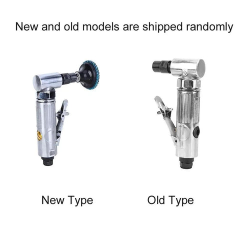 Built Tough Pneumatic Die Grinder With Fast Swap Chuck And Angled Shank For Zero Hassle Metal Deburring Wood Finishing And Rubber Shaping At A Rock Solid Two Thousand Rpm, features two models side by side.