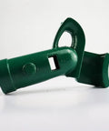 Heavy Duty Manual Pipe Bender For Emt Steel Conduit And PVC adjustable head, green metal tool for 90 to 180 degree bends.