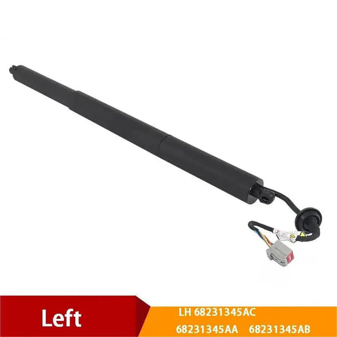 Heavy Duty Electric Tailgate Gas Struts For Jeep Cherokee 2015 2016 2017 2018 2019 black left lift support with connector.