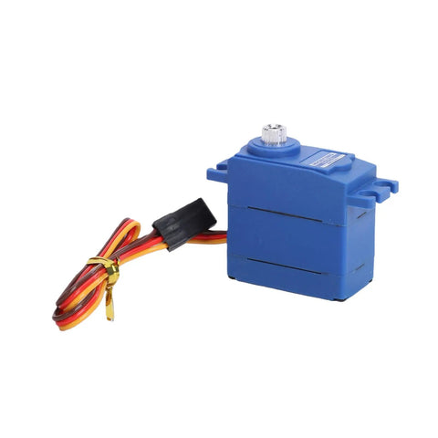 Heavy Duty 13Kg Digital Servo With Rock Solid Metal Gears And IP67 Waterproof Protection, blue servo for RC cars and robots.