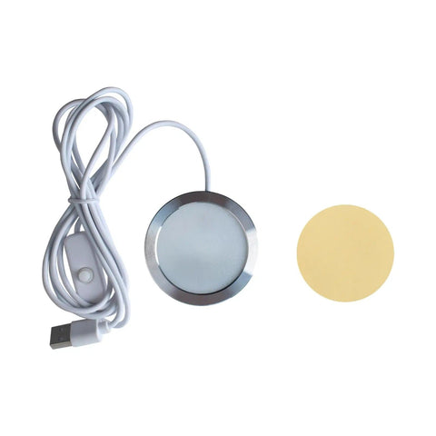 Button and LED component of DIY LED Lamp Kit for 3D Printer Projects Button Controlled Multicolor Lighting Hardware Accessories for Custom Nightlight Models Energy Efficient Bright Home Lighting Build