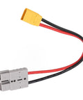 Image of Straight Up Reliable 50 Amp Adapter Cable Linking SB50 To XT90 Plugs, 10 Awg tinned copper, 30 cm long.
