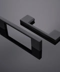 10 Pack 5 Inch Matte Black Cabinet Pulls Zinc Alloy Drawer Handles for Kitchen Cabinets and Furniture 128mm Center To Center Durable