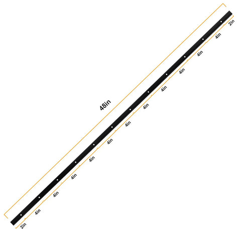 48 Inch Aluminum T Track Set For Woodworking With Double Cut Profile Universal Fit Predrilled Mounting Holes And 48 Screws