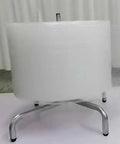 Heavy Duty Vertical Bubble Wrap Roll Holder Aluminum Shipping Dispenser showcasing a large bubble wrap roll