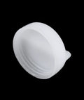 White Honda Coolant Reservoir Overflow Cap 19109PH1620 for Civic 2001-2005 and CR-V 2002-2004, side view showing threads