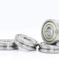 Premium V Groove Sealed Ball Bearings 10 X 30 X 9 mm showcasing shiny precision rollers for heavy machinery applications.