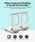 One Port Metal DIN Rail Mounting Module For Snap In Keystone Jacks Attaches To Standard 35 Millimeter DIN Rail With No Tools