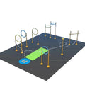 Drone Obstacle Course Kit For RC FPV Racing Portable Loop Gate Set For Indoor And Outdoor Practice Pro Grade Flexible Plastic Build
