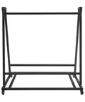 Heavy Duty Floor Mat Cart With Smooth Rolling Casters And Maxed Out Wash Rack Storage Ready For Auto Detail Shops, steel frame.