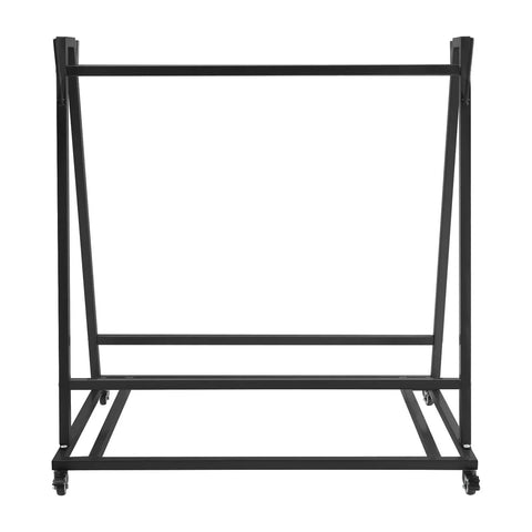 Heavy Duty Floor Mat Cart With Smooth Rolling Casters And Maxed Out Wash Rack Storage Ready For Auto Detail Shops, steel frame.