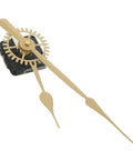 DIY Wall Clock Kit With Battery Powered Quartz Movement, Hands, And Heavy Duty Clock Mechanism components close-up