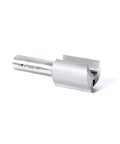 Carbide Tipped Straight Plunge Router Bit Built For Heavy Duty Production 1 Inch Diameter, 1-1/4 Inch Cutting Height, 1/2 Inch Shank
