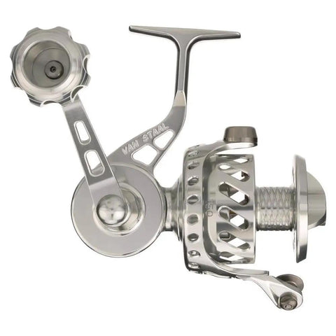 Unibody Aluminum Spinning Reel For Saltwater Surf Fishing With Sealed Body And Durable Build VS X2 Model side view