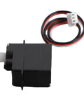 Sweet Throttle High Output RC Motor Servo For K170 Steering Gear Replacement in black with wiring, plug and play design.