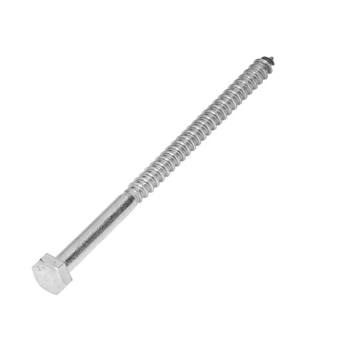 Stainless Steel Half Thread Wood Lag Screws Self Tapping For Carpentry Heavy Duty M6 X 100mm Bolts With High Hardness And Durability