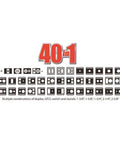 40 in 1 configurations for Beefy Outdoor 2-Gang Weatherproof In-Use Electrical Outlet Cover With Quick-Fit Mounting, NEMA 3R UL Listed