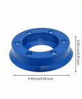 Threaded Rubber Vacuum Cup Round Suction Gripping Part With Recessed Center Wear Resistant Oil Resistant Body For Equipment Setup And Factory Use AF DB 100 NBR 60, 9.95 cm