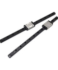 Get Smashing High Precision Linear Guide Rail Kit With Mgn7C Support Blocks And Black Bearing Steel Sliding Guideway For Smooth 300mm Motion, two rails