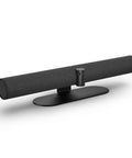 Intelligent Video Bar Webcam Delivers Fire 4K Action Over A Stunning 180 Degree Field Of View Perfect For Bustling Meeting Rooms, black fabric design.