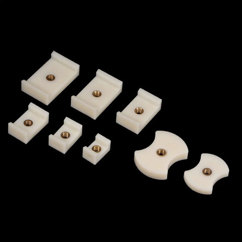 8 Piece Watch Case Press Die Kit With Nylon Fitting Dies For Tabletop Capping Machine, ABS plastic dies with screw-in fittings