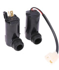 Superior Quality Windshield Check Valves For 12V Universal Car Glass Wiper System Water Washer Pump Jet Motor Styling Windshield Cleaning Spray Kit black 12V pump valves with wiring