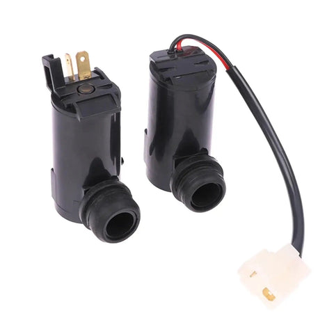 Superior Quality Windshield Check Valves For 12V Universal Car Glass Wiper System Water Washer Pump Jet Motor Styling Windshield Cleaning Spray Kit black 12V pump valves with wiring