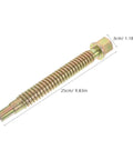 Heavy Duty Zinc Plated Lead Screw Replacement Rod For Auto Body Repair, Beefy Vise Clamp Screw For Mechanic Shops, Durable Bench Part That Keeps Auto Body Fixes Solid, High Strength Automotive Clamp Screw, 25cm zinc-plated