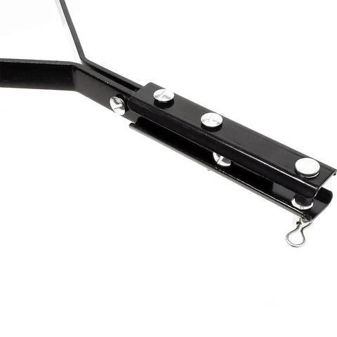 Close-up of the handle attachment for Lawn Roller With Push And Tow Versatility, 14 by 24 Inch Roller, 16 Gallon Capacity