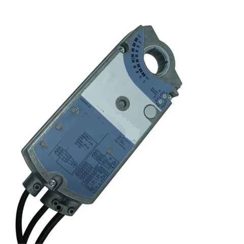 Rotary Air Damper Actuator That Runs Slick With Sweet 35 Nm Torque And Crisp Three Position Control For Zero Fuss Maintenance Plus Rock Solid Medium Pressure Performance Year Round, showing top view with connections.