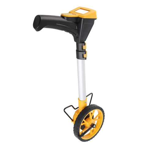 Distance Measuring Walking Wheel Digital Counting Device Foldable for with large digital display and anti-slip wheel