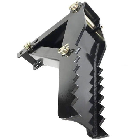 24 Inch Backhoe Thumb Clamp Weld On Folding Adjustable One Half Inch Steel Plate Assembly With Removable One Half Inch