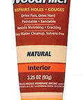 Carpenter's Wood Filler 3.25 Ounce Tube Natural Paintable And Sandable For Wood Repair Easy Water Cleanup Resists Shrinking And Cracking