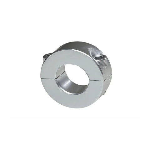4-Pack Shaft Collars With 1/2 Inch Bore Zinc Plated Carbon Steel Double Split Clamp On Design For 1-1/8 Inch Shafts 13/32 Inch Thick Easy Install Includes M4 Set Screws