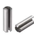 Slotted Spring Pin Set M8 X 40mm, 304 Stainless Steel Split Roll Dowel Pins, Plain Finish, 10 Pieces For Quick Positioning And Reliable Mechanical Locking In Automotive, Machinery, And DIY Projects