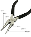 5.8 Inch Bail Making Pliers With Pro Grade DIY 6 Step Adjustable Jaw For Jewelry Wire Loops Anti Slip Grip Forged From High Carbon Steel